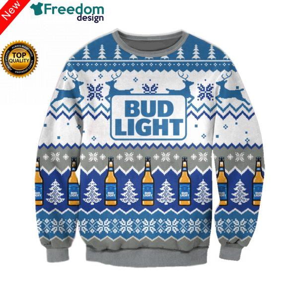 Bud Light Knitting 3D All Over Print Sweater