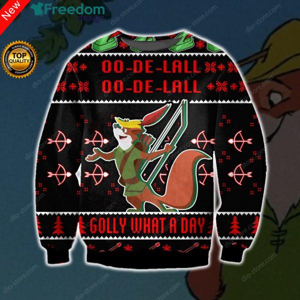 Golly What A Day Robin Hood 3D All Over Print Sweater