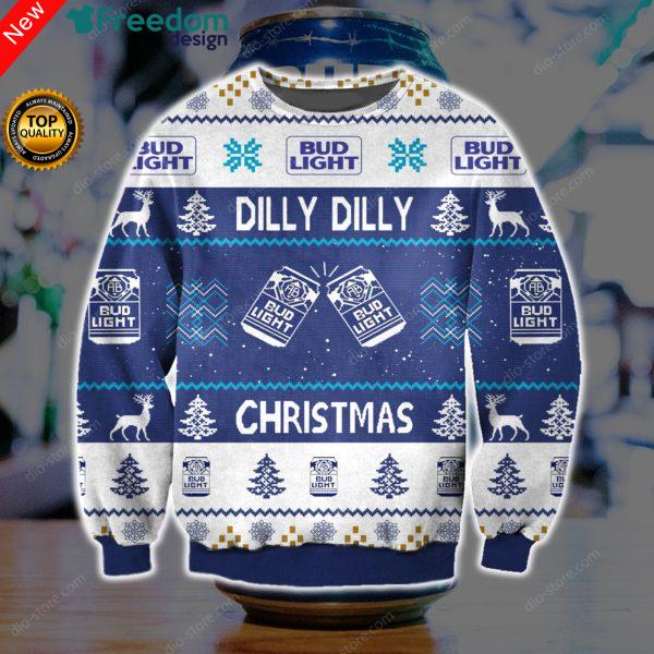Dilly Dilly Bud Light Knitting 3D All Over Print Sweater