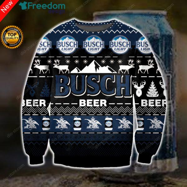 Dark Busch Beer Knitting 3D All Over Print Sweater
