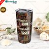 Just A Girl Who Loves Books Stainless Steel Tumbler Cup 20oz