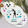 Personalized Wine Bestie Forever Round Ornament With Name