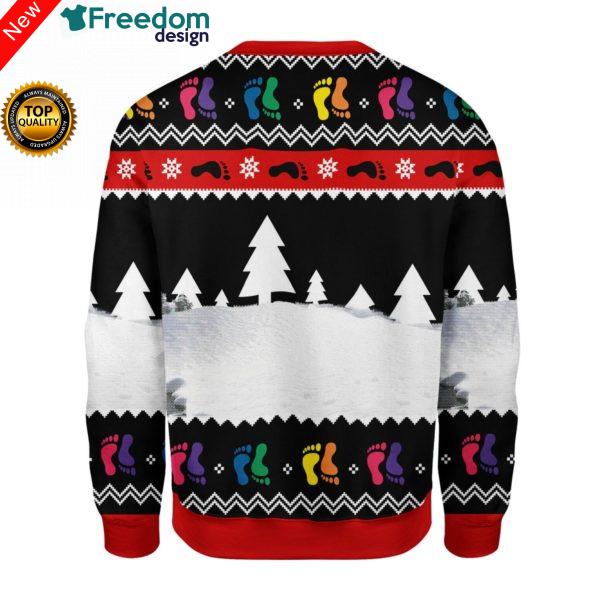 LGBT Bigfoot Christmas Ugly Sweater