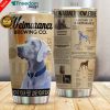 Weimaraner Easily Distracted by Books and Weimaraner Stainless Steel Tumbler Cup 20oz P