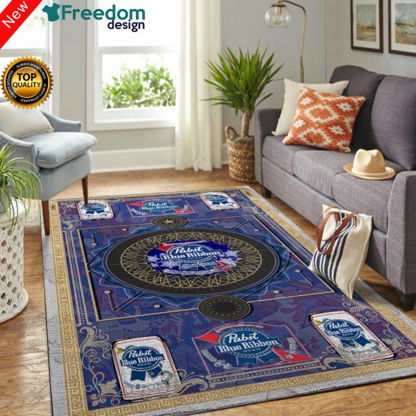 Pabst Blue Ribbon Area Rug