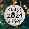 2020 Not Do This Again Decorative Christmas Ornament ? Holiday Flat Circle Ornament
