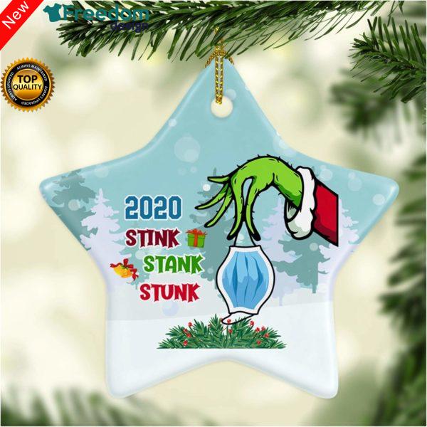 2020 Stink Stank Stunk Christmas Ornament Keepsake Decoration ? Holiday Flat Star Ornament