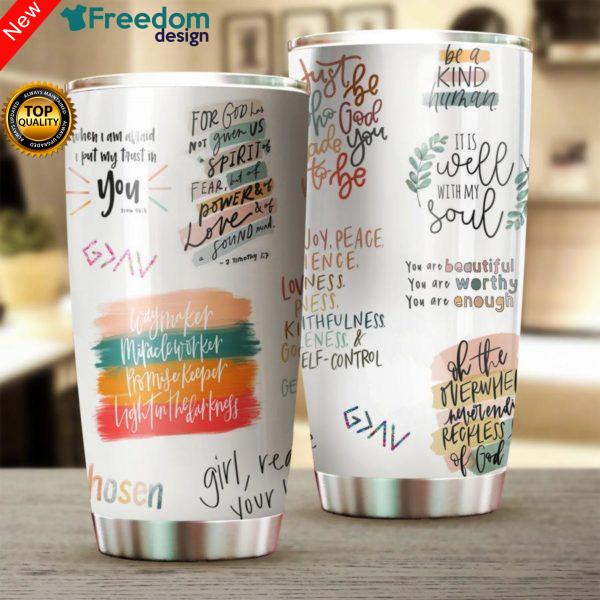 It Is Well With My Soul Stainless Steel Tumbler Cup 20oz