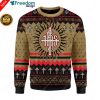 Jesus Keanu Reeves With Dog Christmas Ugly Sweater