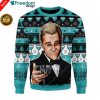 Leo Wine Glass Meme Ugly Sweater