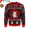 Jesus Keanu Reeves With Dog Christmas Ugly Sweater