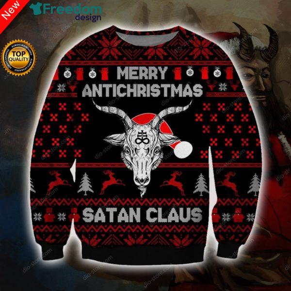 Merry Antichristmas 3D All Over Print Christmas Sweater