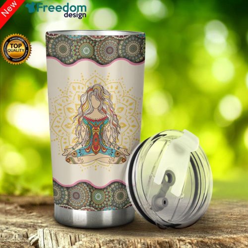Yoga Stainless Steel Tumbler Cup 20oz