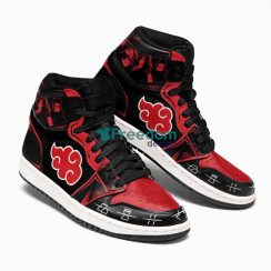 Akatsuki Clan Sneakers Custom Anime Naruto Air Jordan Hightop Shoes Product Photo 2