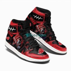 Akatsuki Hidan Sneakers Naruto Custom Anime Air Jordan Hightop Shoes Product Photo 2