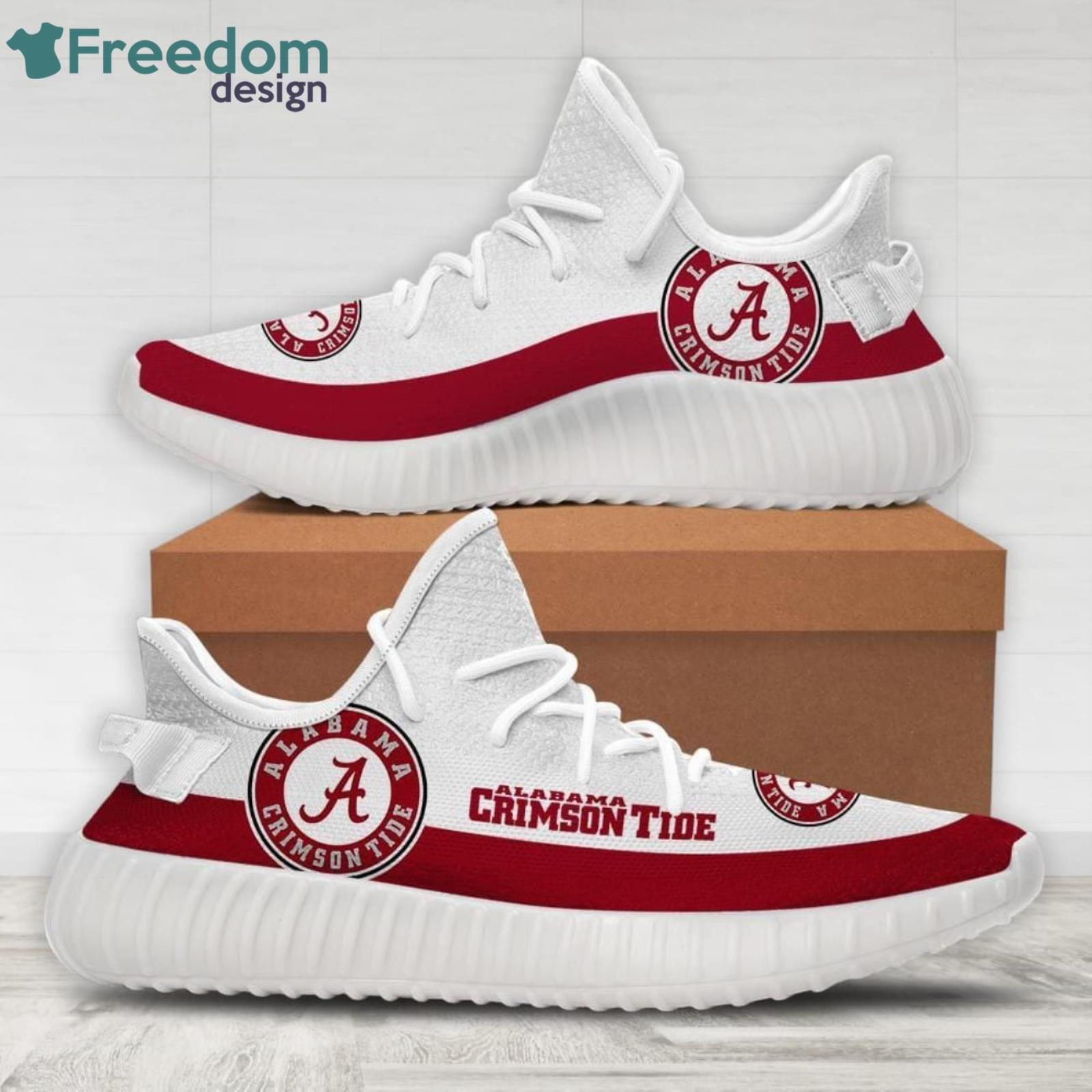 Alabama Crimson Tide Custom Sneaker Alabama Crimson Tide Yeezy Shoes