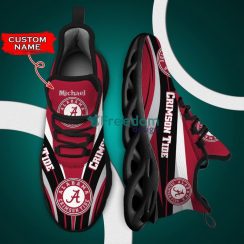 Alabama Crimson Tide Max Soul Sneaker Personalized Name Product Photo 2