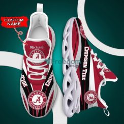 Alabama Crimson Tide Max Soul Sneaker Personalized Name Product Photo 1