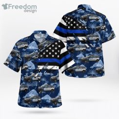 American Lincolnwood Illinois Lincolnwood Police Department Hawaiian Shirt Product Photo 1