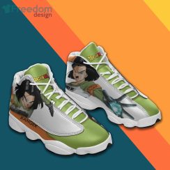 Android 17 Shoes Dragon Ball Anime Air Jordan 13 Sneakers Product Photo 2