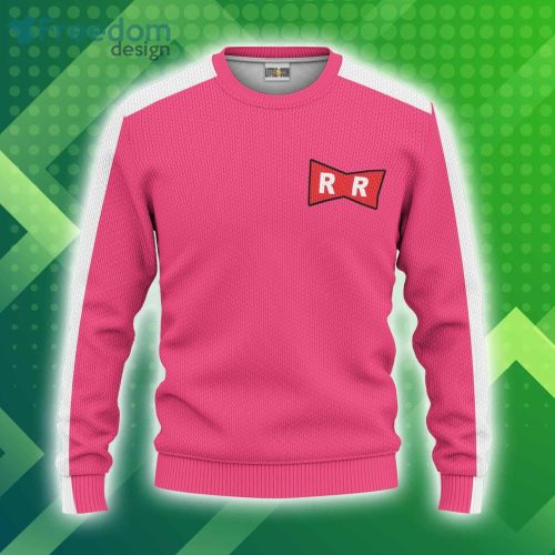 Android 18 Uniform Christmas Ugly Sweater Dragon Ball Anime 3D Sweater Cosplay