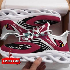 Arizona Cardinals Nfl Max Soul NFL Sneaker Personalized Name Product Photo 2