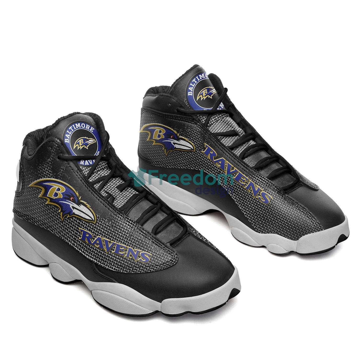 Baltimore Ravens Fans Air Jordan 13 Sneaker Shoes For Fans