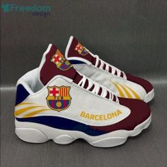 Barcelona Football Team Custom Shoes Custom Air Jordan 13 Sneaker Shoes Full Sizeproduct photo 1