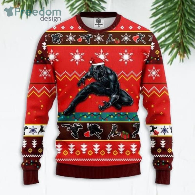Black Panther Movie Lover Ugly Christmas Sweater