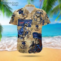 Buffalo Bills Pirates Fans Pirates Skull Hawaiian Shirtproduct photo 2
