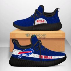Buffalo Bills Sneakers Logo Reze Shoes For Fans Product Photo 1