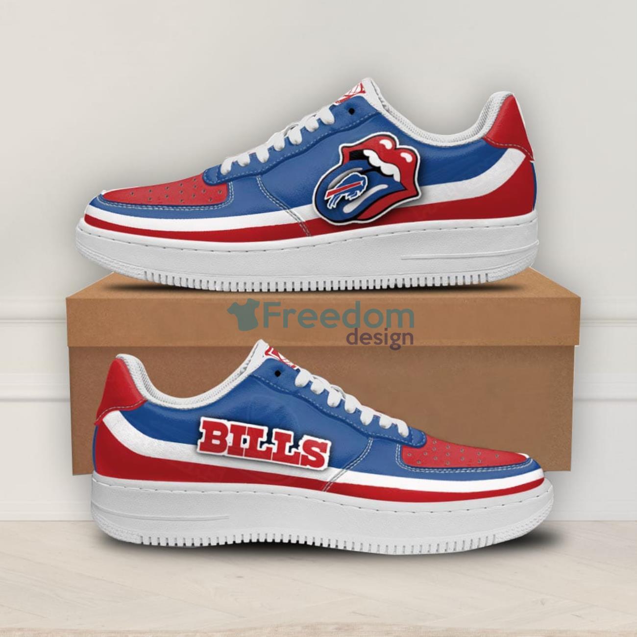 Buffalo Bills Sport Lover Air Force Shoes Sexy Lips For Fans - Freedomdesign