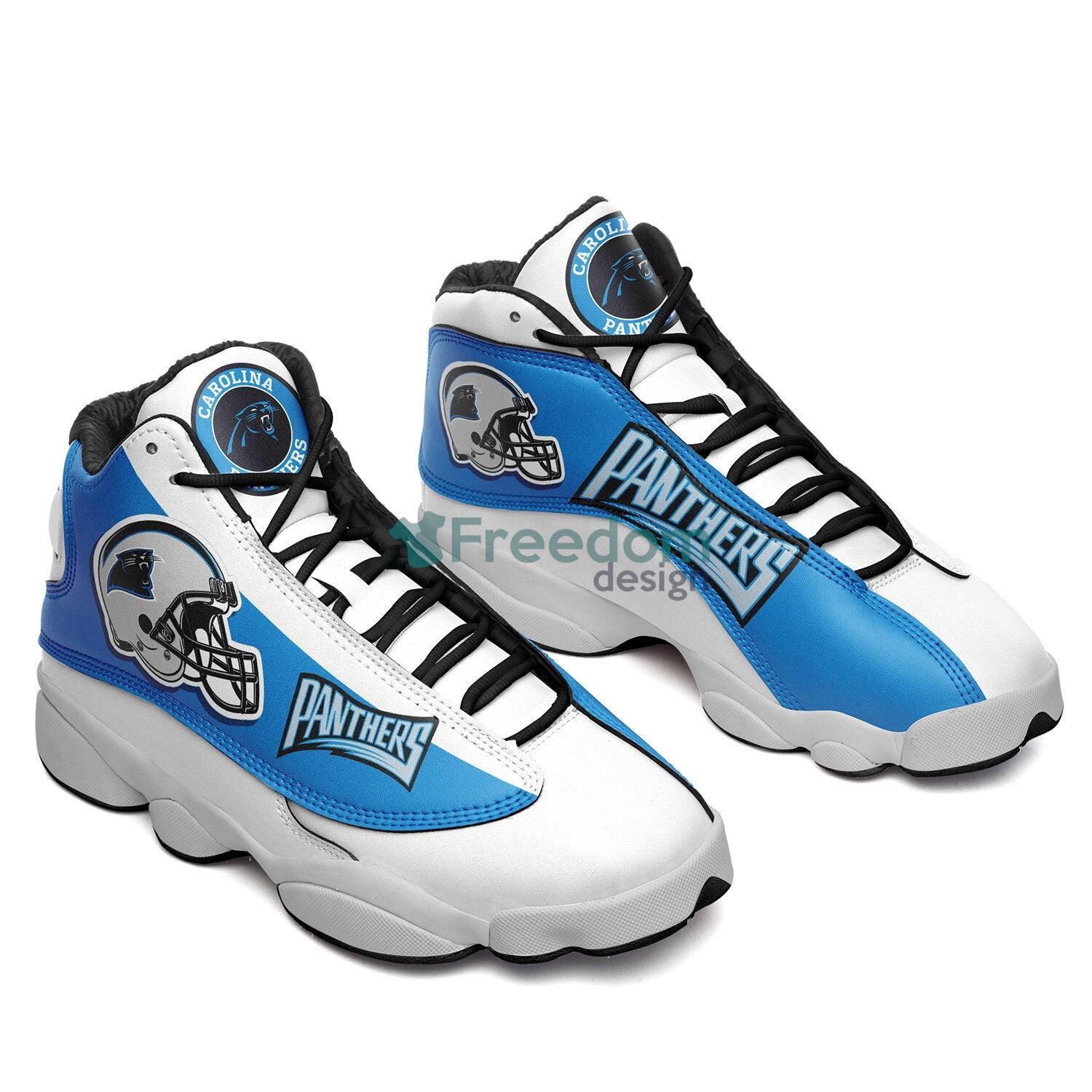 Carolina Panthers Team Air Jordan 13 Shoes For Fans