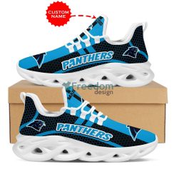 Carolina Panthers Max Soul Blue Sneaker Custom Name Product Photo 1