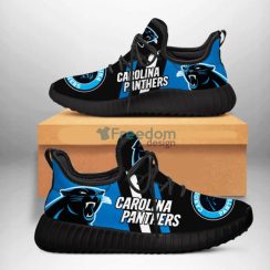 Carolina Panthers Sneakers Logo Reze Shoes For Fans Product Photo 1