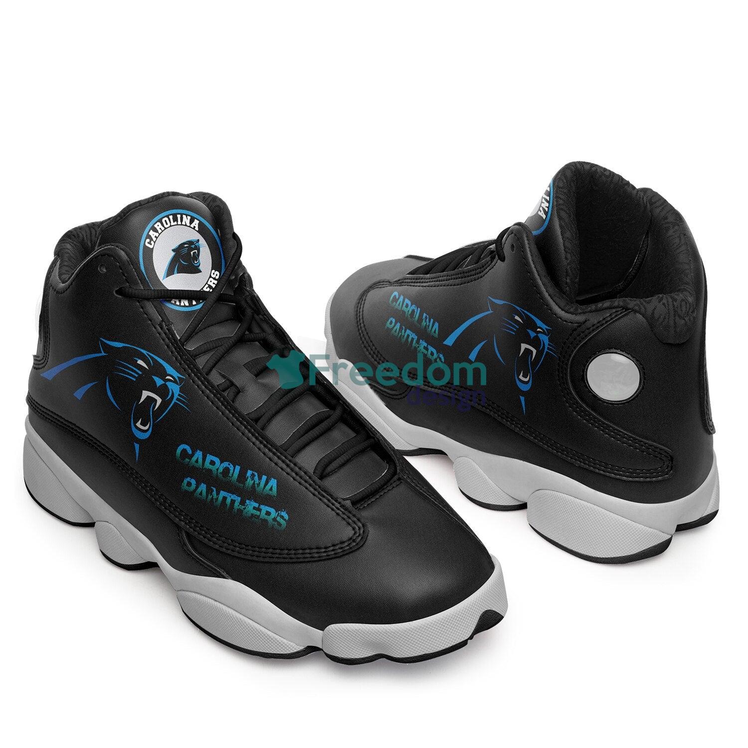 Carolina Panthers Team Air Jordan 13 Sneaker Shoes For Fans
