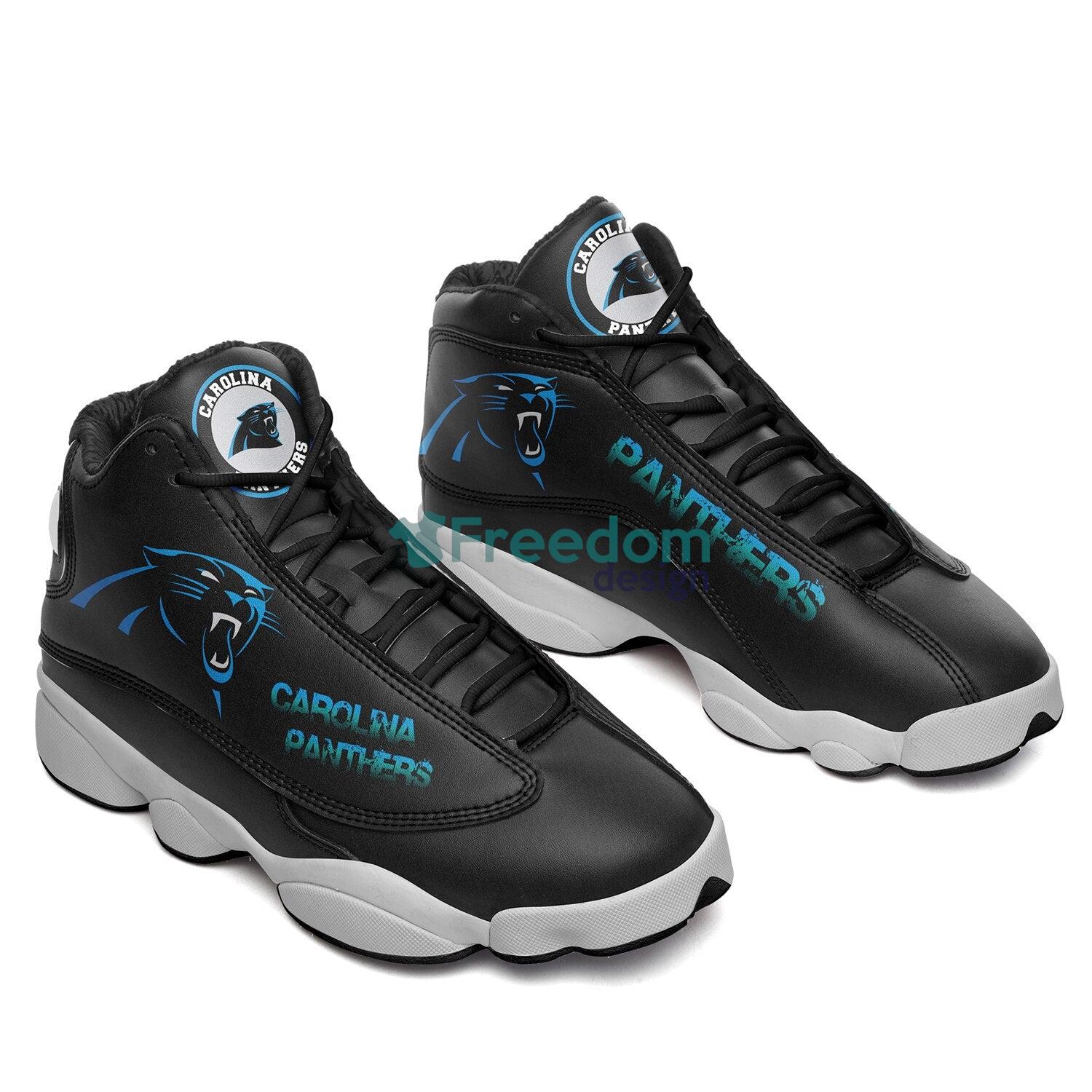 Carolina Panthers Team Air Jordan 13 Sneaker Shoes For Fans