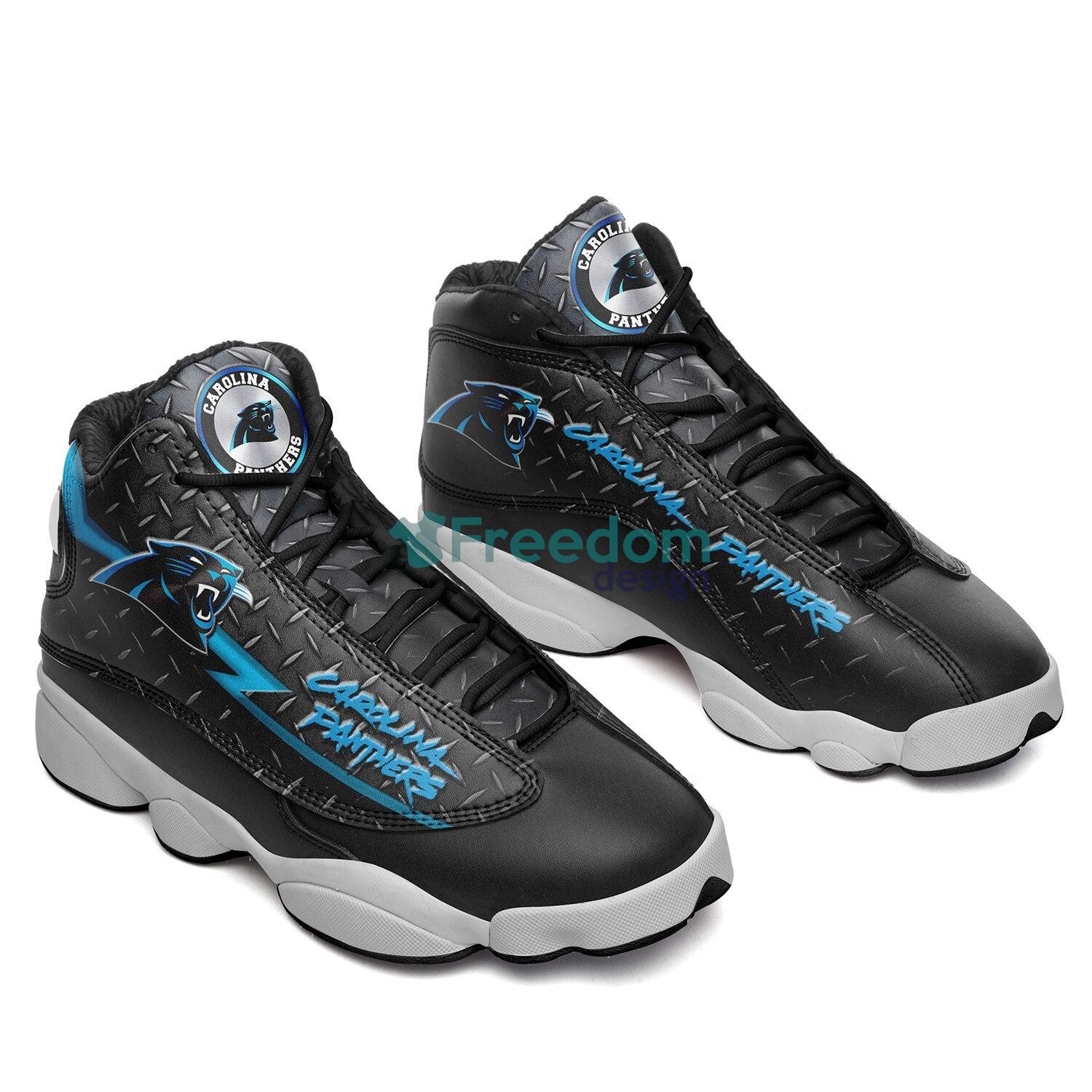 Carolina Panthers Team Air Jordan 13 Sneaker Shoes