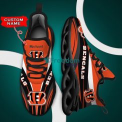 Cincinnati Bengals Max Soul Sneaker Personalized Name Product Photo 2