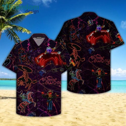 Cowboy Neon Love Life Hawaiian Shirt For Men & Women