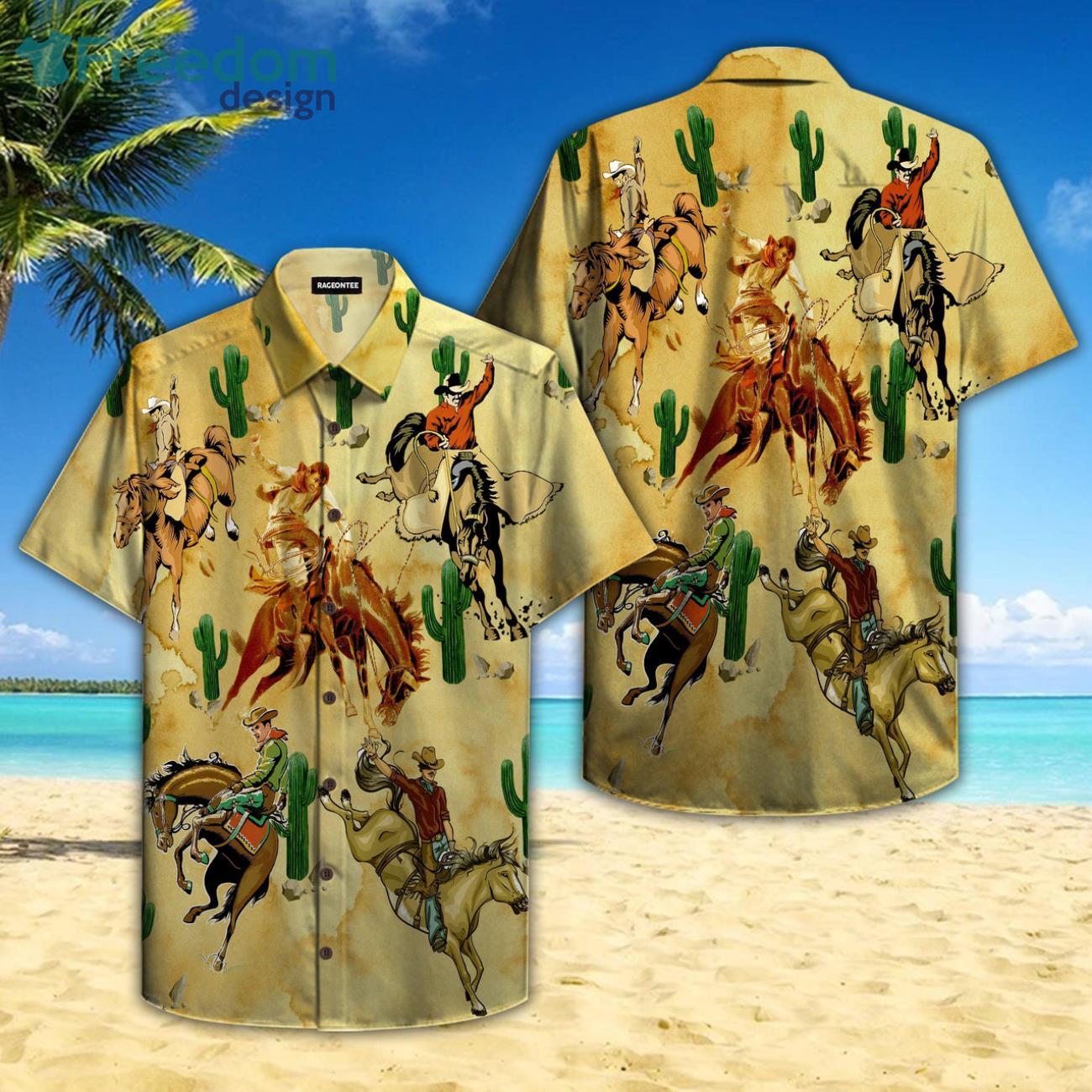 Cowboys We Ride, Never Worry About The Fall Hawaiian Shirt For Men & Women