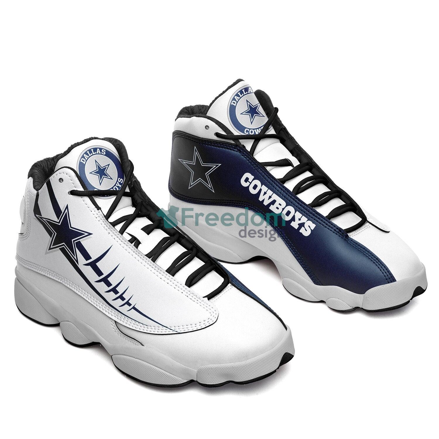 Dallas Cowboys Fans Air Jordan 13 Sneaker Shoes