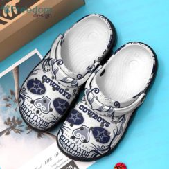 Dallas Cowboys Skull Pattern Clog For Men And Women Product Photo 1