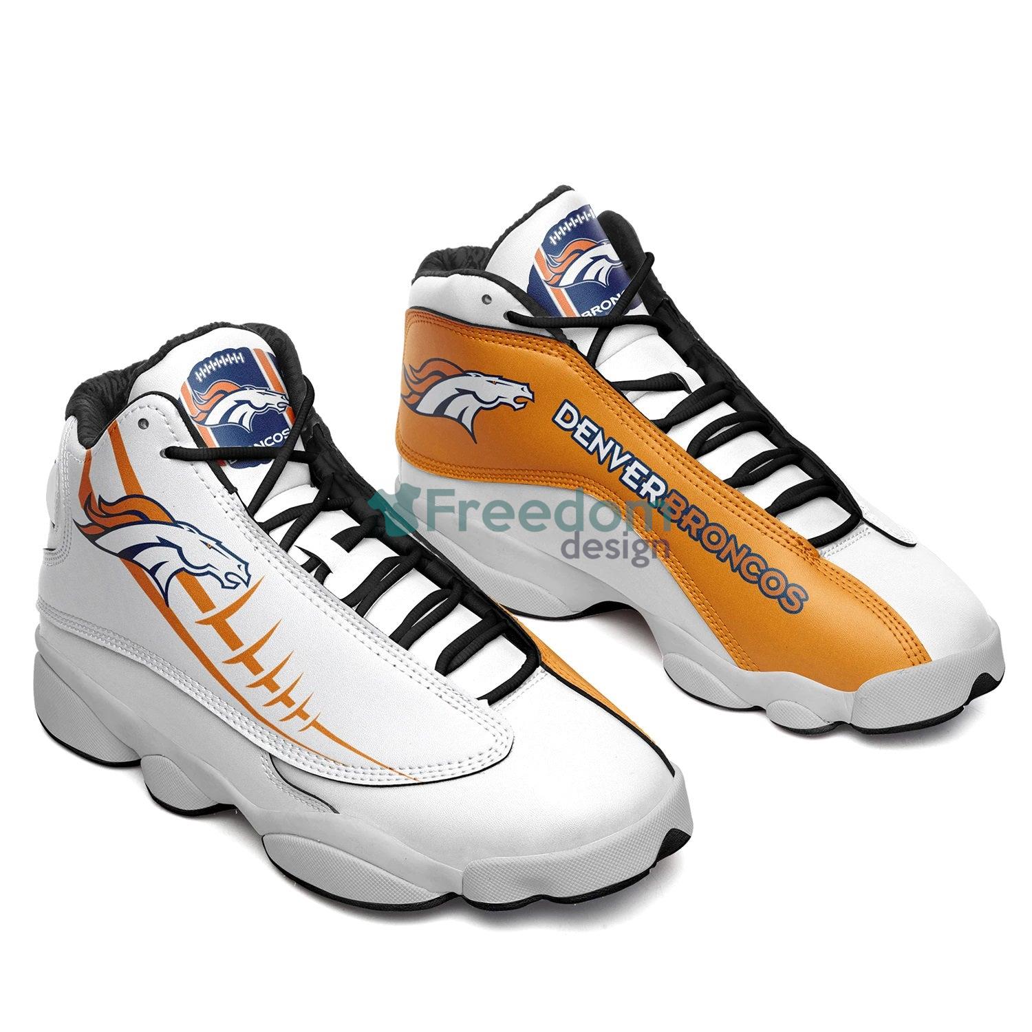 Denver Broncos Fans Air Jordan 13 Sneaker Shoes For Fans