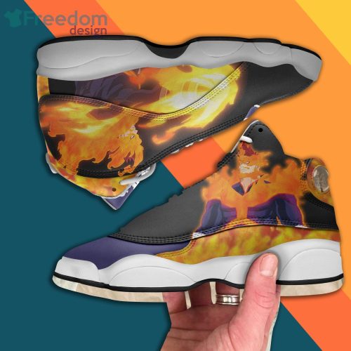 Enji Todoroki Shoes My Hero Academia Anime Air Jordan 13 Sneakers