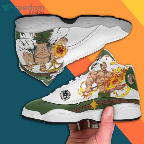 Escanor Shoes The Seven Deadly Sins Anime Air Jordan 13 Sneakers