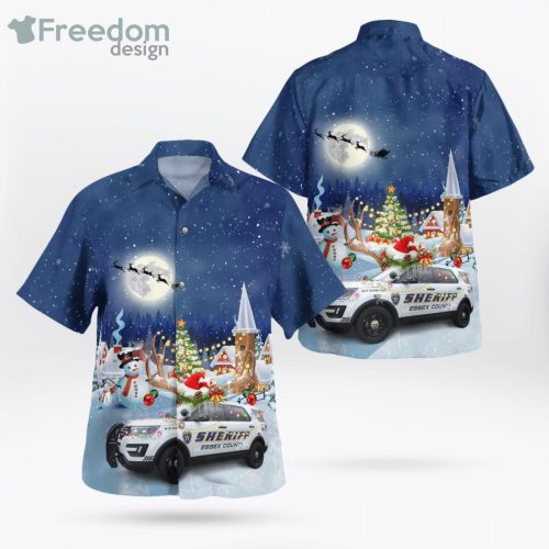 Essex County Sheriff Ford Police Interceptor Utility Christmas Hawaiian Shirt