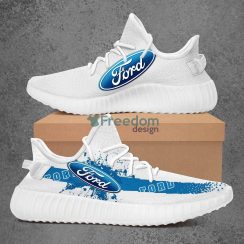 Ford Logo Car Lover Yeezy Shoes Sport Sneakers Product Photo 1