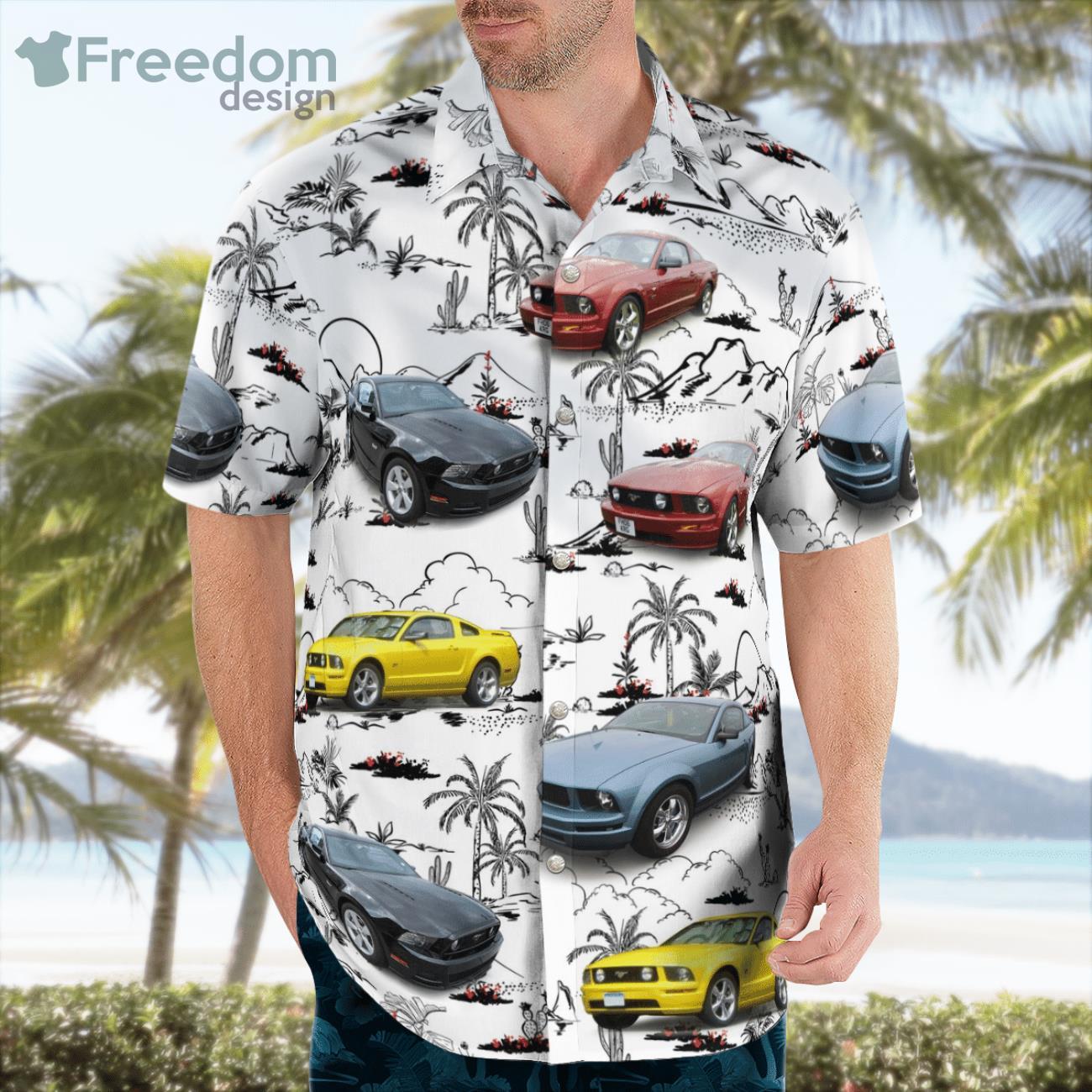 Ford Mustang Fifth Generation Car Lover Hawaiian Shirt