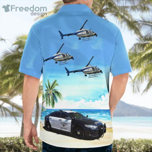 Fort Worth Texas Fort Worth Police Department Ford Taurus Police Helicopter Hawaiian Shirt